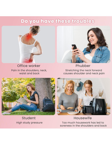 Bastón Corrector de Postura Roenae 80.8cm Ajustable Rosa