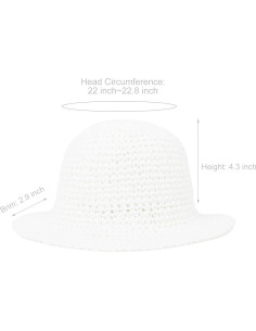 Sombrero de paja floppy KDWAVE UPF 50% para verano 2