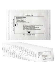 Hojas Lubricantes para Trituradoras de Papel Ansoon 18-Pack