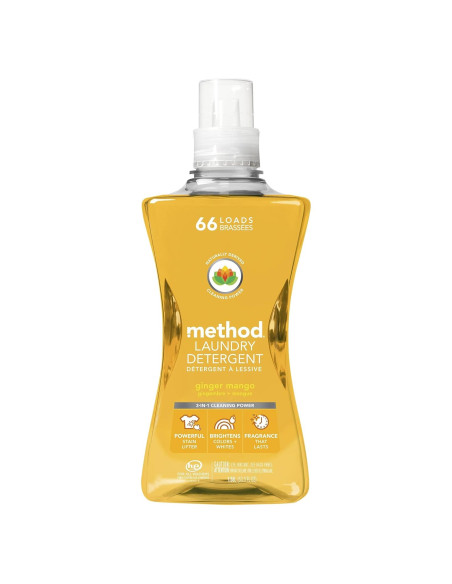Detergente Líquido para Ropa Method 1.58L Jengibre y Mango