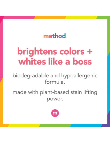 Detergente Líquido para Ropa Method 1.58L Jengibre y Mango