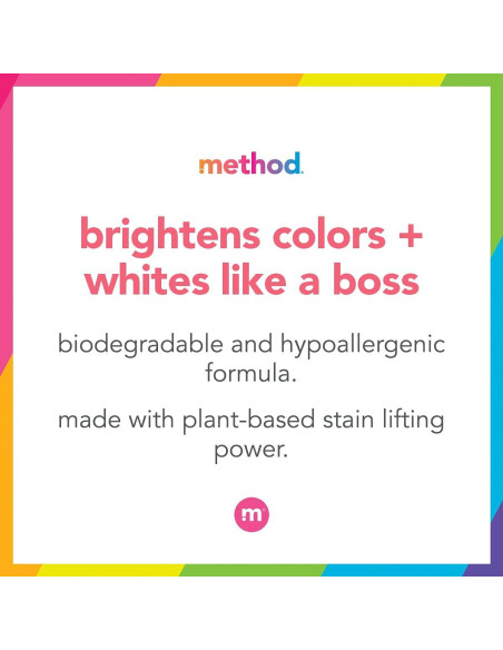 Detergente Líquido para Ropa Method 1.58L Jengibre y Mango