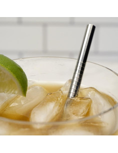 Pajitas Reutilizables RSVP Internacional Acero Inoxidable 12.7 cm - Set de 4 2