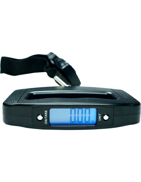 Balanza Digital de Viaje Horizon 50kg con Correa y Pantalla LCD