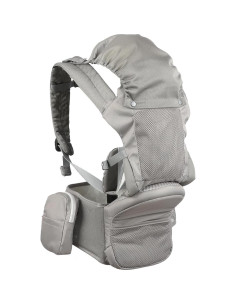 Portabebés Ergonómico CooCooBaby FLEXSEAT Gris 3.2-20kg 2