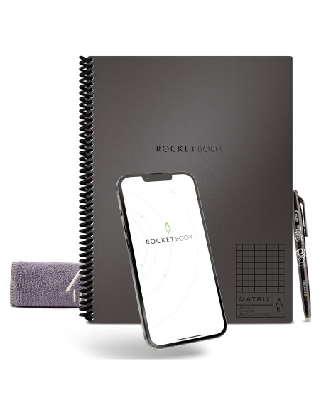 Cuaderno de Gráficos Reutilizable Rocketbook Matrix 21.6x27.9cm