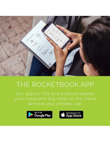 Cuaderno de Gráficos Reutilizable Rocketbook Matrix 21.6x27.9cm