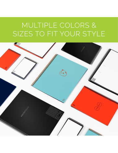 Cuaderno de Gráficos Reutilizable Rocketbook Matrix 21.6x27.9cm