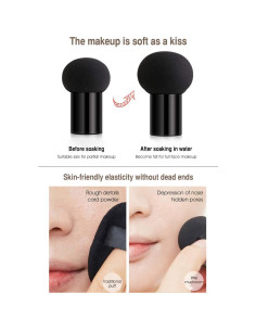 Crema CC Air Cushion Aooba Hidratante SPF50+ 132g con Esponja 2