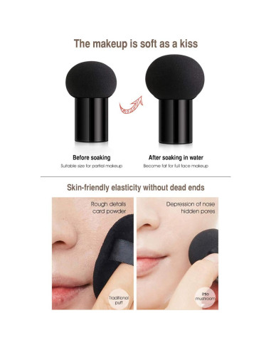 Crema CC Air Cushion Aooba Hidratante SPF50+ 132g con Esponja