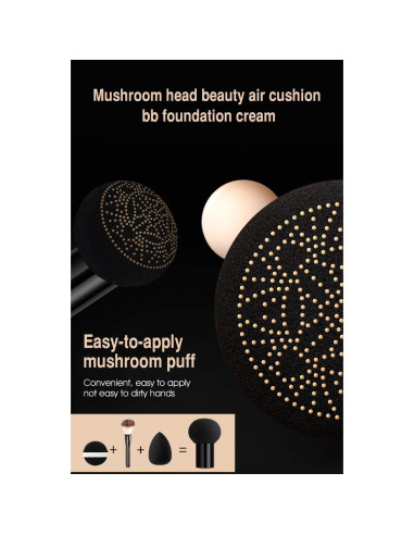 Crema CC Air Cushion Aooba Hidratante SPF50+ 132g con Esponja