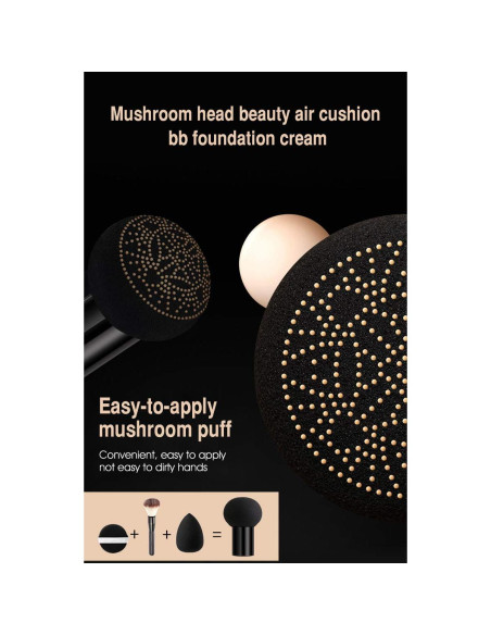 Crema CC Air Cushion Aooba Hidratante SPF50+ 132g con Esponja