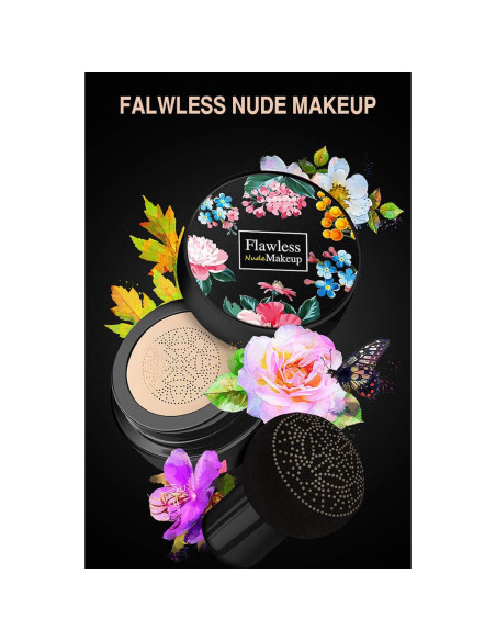 Crema CC Air Cushion Aooba Hidratante SPF50+ 132g con Esponja