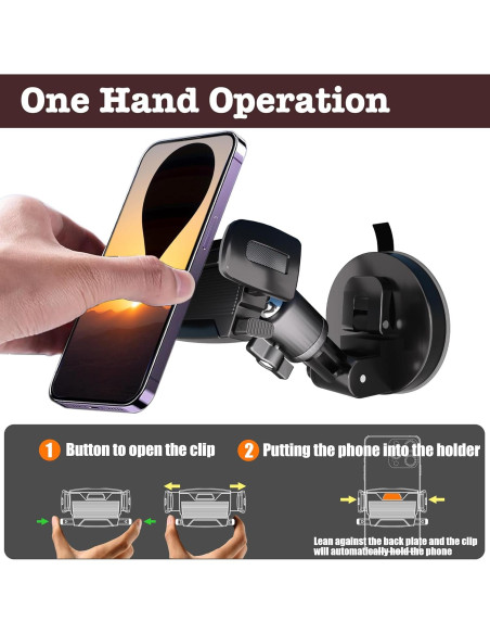 Soporte para Teléfono de Ducha VasSmtCPH 3.2" Ajustable