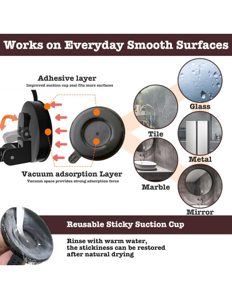 Soporte para Teléfono de Ducha VasSmtCPH 3.2" Ajustable