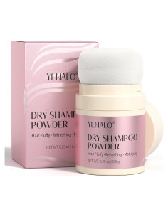 Polvo de Champú Seco YLNALO Vegano 8.2g - Sin Residuo Blanco