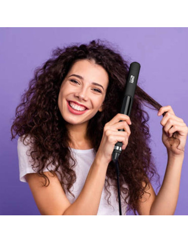 Plancha Alisadora y Rizador JINRI Cerámica Tourmalina 1"