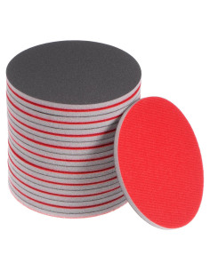 Discos de Lijado Esponja 600 Granos uxcell 12.7cm 20 Piezas