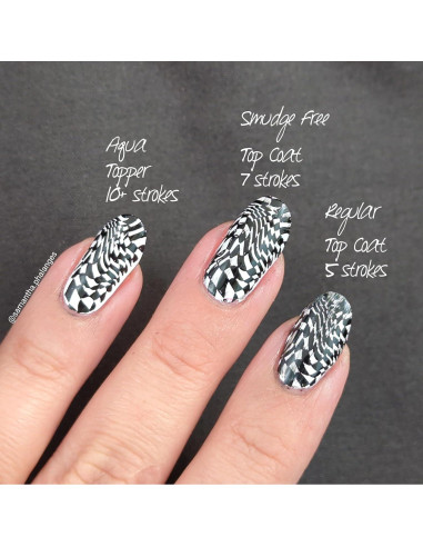 Set de Esmaltes Transparentes Maniology 2x13ml - Top Coat Sin Manchas y Aqua Topper