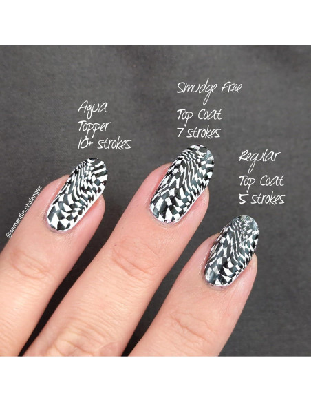 Set de Esmaltes Transparentes Maniology 2x13ml - Top Coat Sin Manchas y Aqua Topper