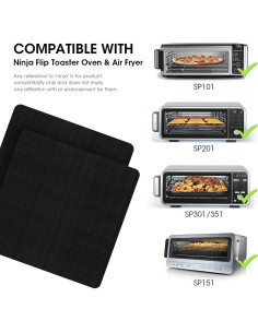 Forros reutilizables Aieve para freidora de aire 30.48cm 2