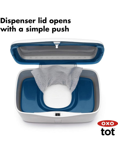 Dispensador de Toallitas OXO Tot Perfect Pull Marino