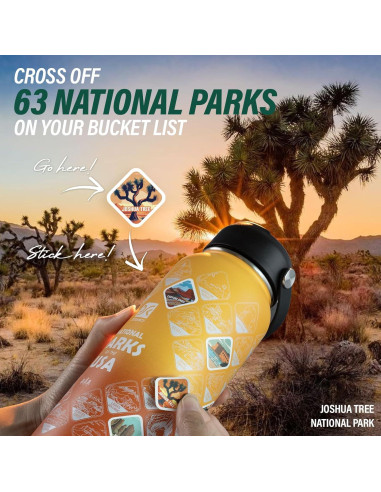 Botella de Agua Aislada DYSANKY 32 oz Acero Inoxidable Amarillo