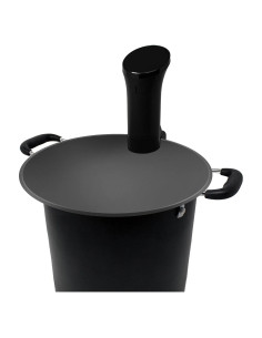 Tapa Sous Vide Nomiou para Olla de 27.94 cm - Silicona Negra