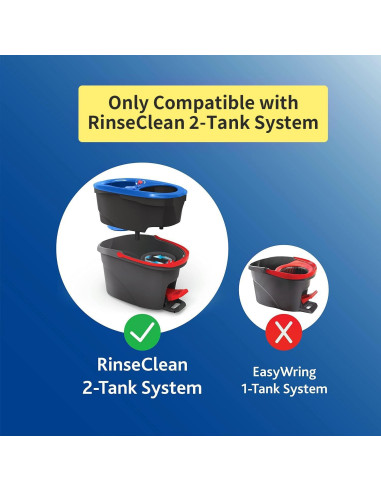 2 Cabezales de Cepillo de Esponja O Cedar RinseClean 10.92 cm