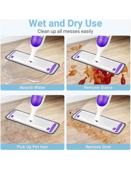 Paños de Mopa Reutilizables Dovesail para Swiffer PowerMop - 5 Piezas