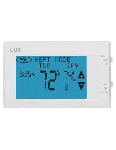 Termostato Programable LUX TX9600TS Pantalla Táctil Blanco