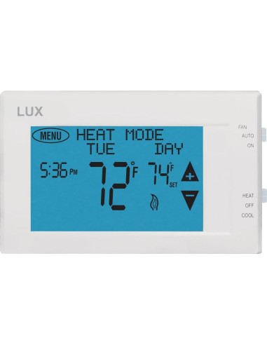 Termostato Programable LUX TX9600TS Pantalla Táctil Blanco