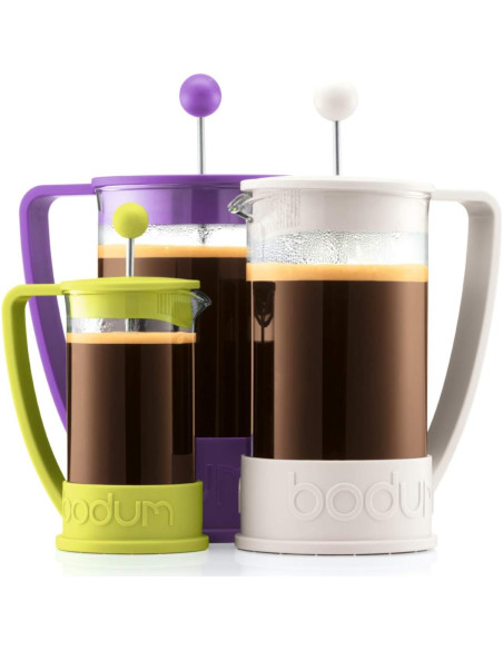 Cafetera de Émbolo Bodum Brasil 0.35L Blanca Manual