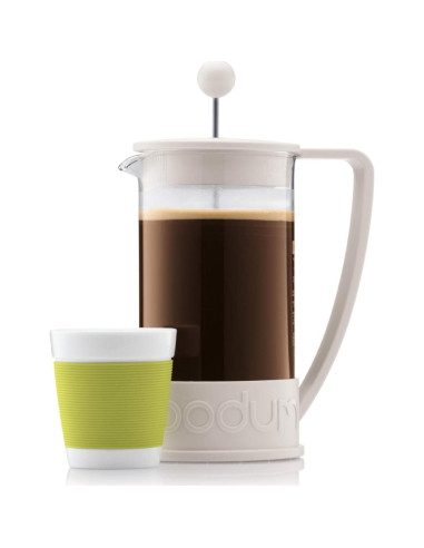 Cafetera de Émbolo Bodum Brasil 0.35L Blanca Manual