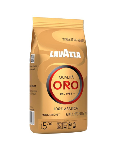 Café en Grano Lavazza Qualit Oro Tostado Medio 100% Arábica 6 kg