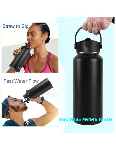 Tapa con Popote Hydro Flask Boca Ancha 32 oz 40 oz POYAKU