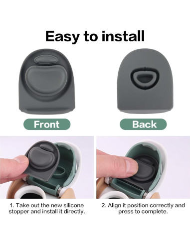 6 Tapones de Silicona Joshey para Botellas Owala Freesip 24 Oz