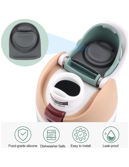 6 Tapones de Silicona Joshey para Botellas Owala Freesip 24 Oz