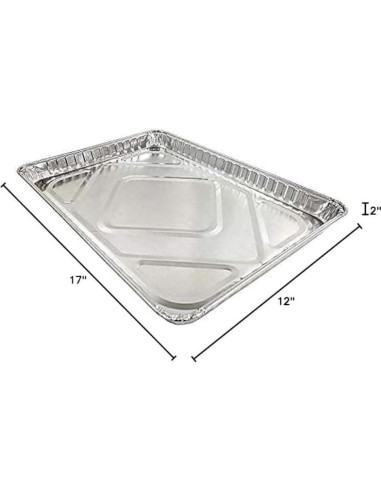 Sartén de Pastel de Hoja ProPac & Seal 1/2 Tamaño con Tapa Domo