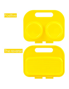 Cocinador de Huevos Microondas JANKOW Amarillo Apto Lavavajillas 2