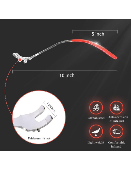 Elevador de Parrilla Vankey de Acero al Carbono para Kamado