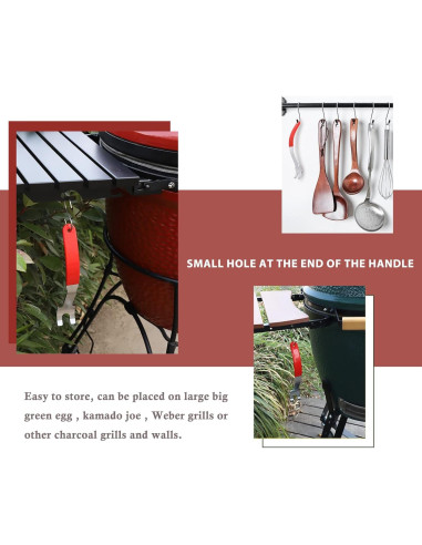 Elevador de Parrilla Vankey de Acero al Carbono para Kamado