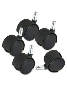 Ruedas de Caster Suave para Sillas Herman Miller - 5 Unidades