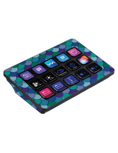 Piel de Vinilo MightySkins para Elgato Stream Deck MK.2 - Escamas Azules