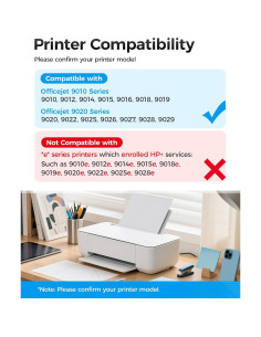 Cartuchos de tinta INKBAY 962XL Combo 4-Pack alto rendimiento 2