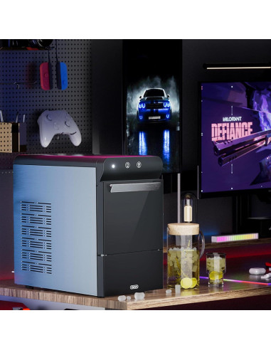 Máquina de Hielo Gevi GIMN-1000B de Encimera - Hielo de Pellets