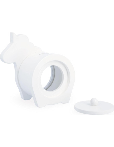 Alcancía de Unicornio Janod - Madera FSC - 18 x 17 cm