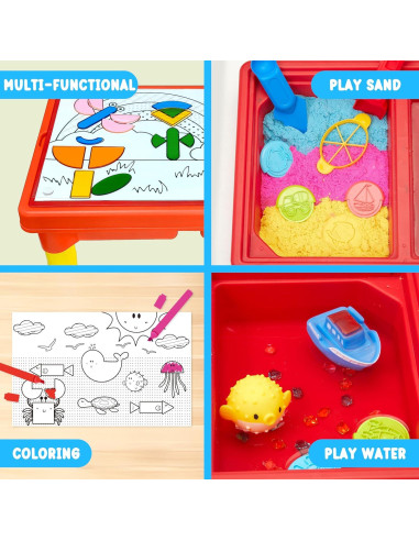 Mesa Sensorial Carolart TABLE-T para Niños 43.2x29.2 cm