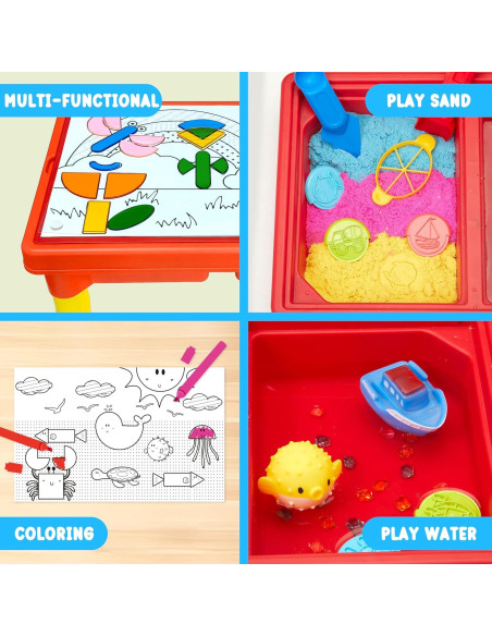 Mesa Sensorial Carolart TABLE-T para Niños 43.2x29.2 cm