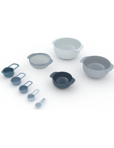 Juego de Anidación 9 Piezas Joseph Joseph - Cuencos Mezcladores y Tazas Medidoras 2